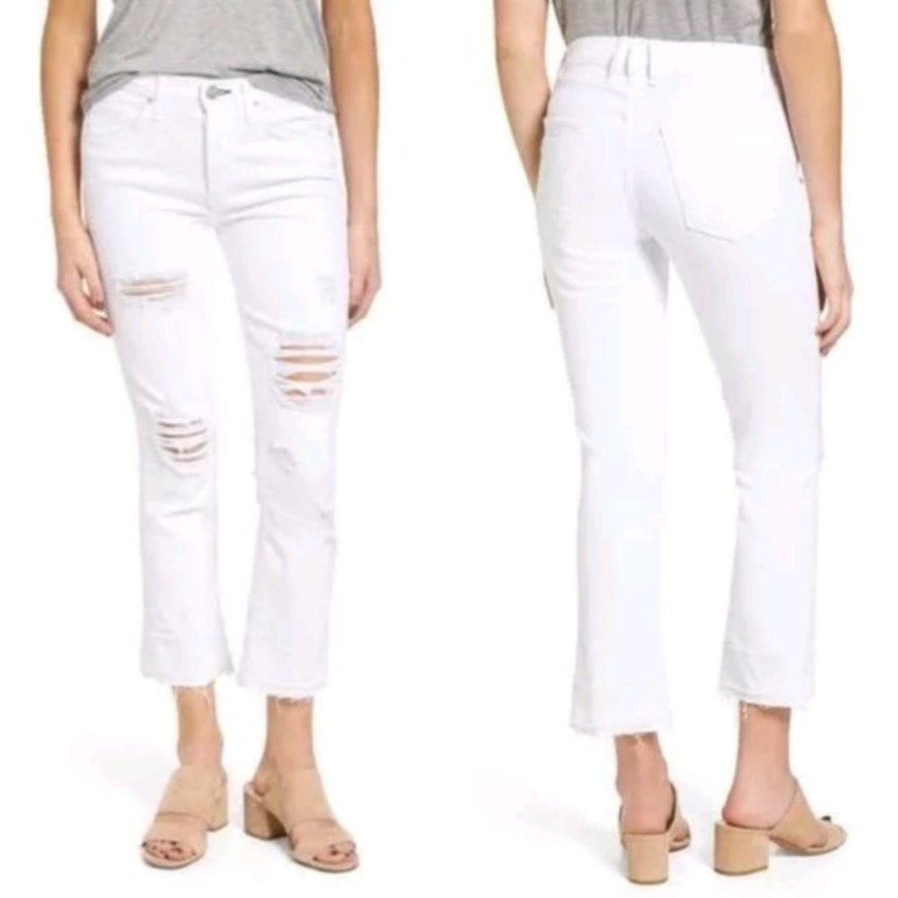 McGuire White Gainsburg Cropped Jeans - 24
